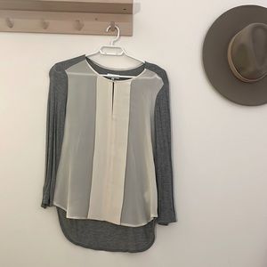 Aritzia Babaton Long Sleeve with Silk